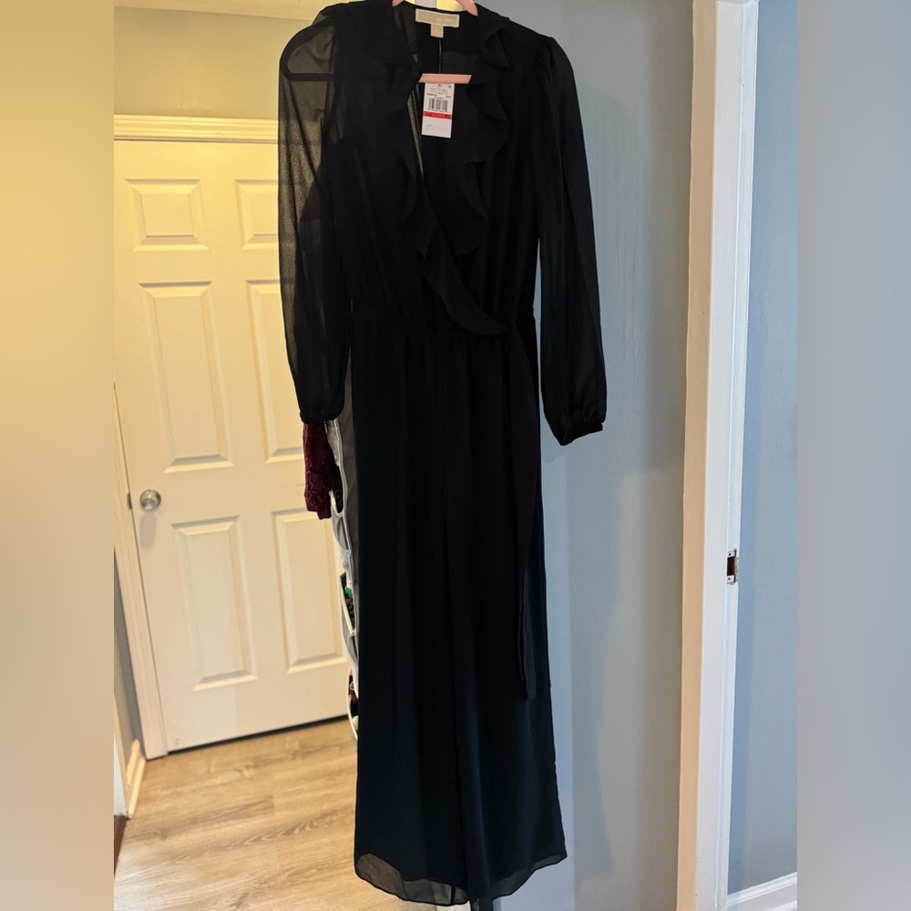 Michael Kors Bishop Sleeve Jumpsuit